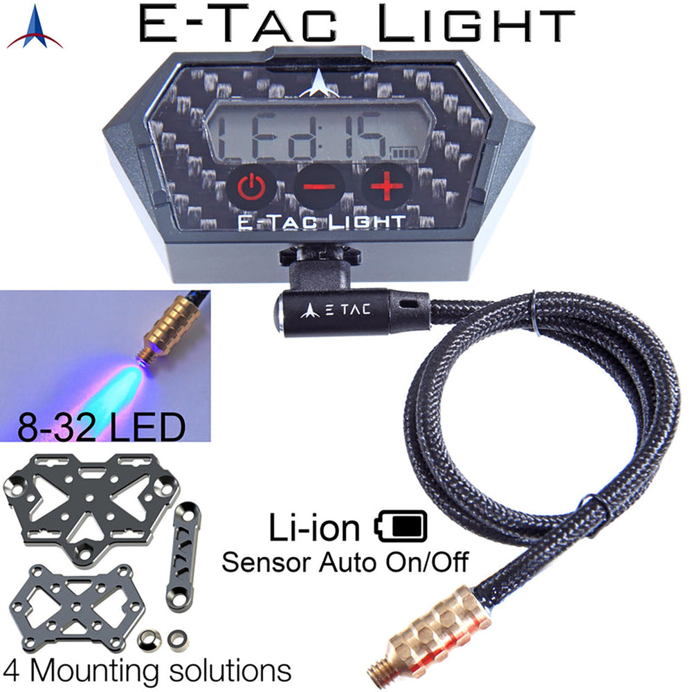 Shrewd E-Tac Light With 8-32 Led And 4 Adapters
