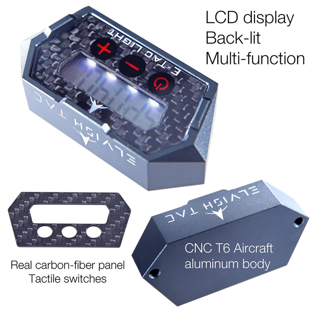 Shrewd E-Tac Light With 8-32 Led And 4 Adapters