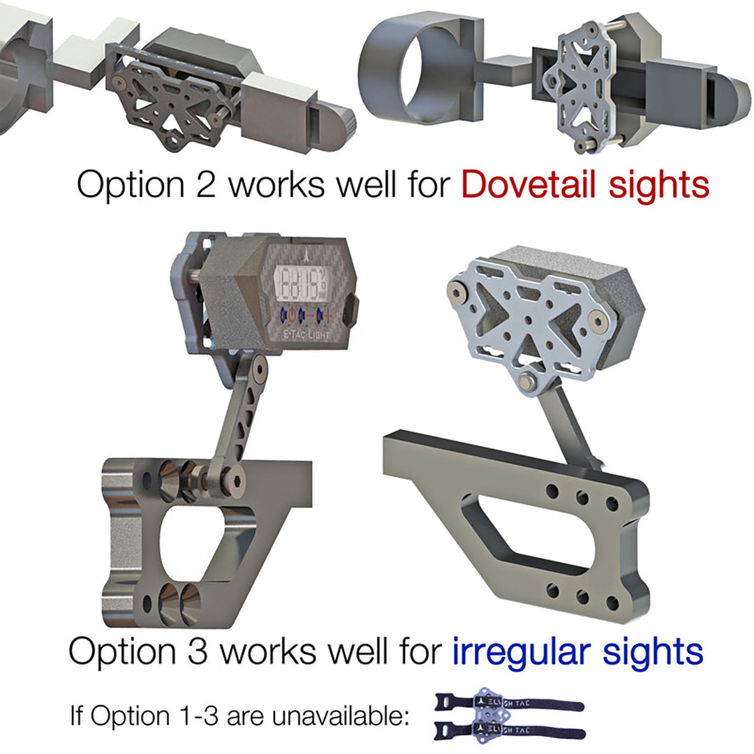 Shrewd E-Tac Light With 8-32 Led And 4 Adapters