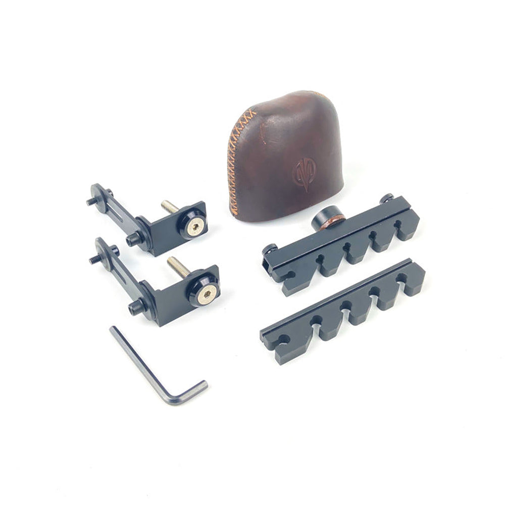 Marksman 516 Bolt Down Set Back 2pc Bow Quiver - 5 Arrow Brown