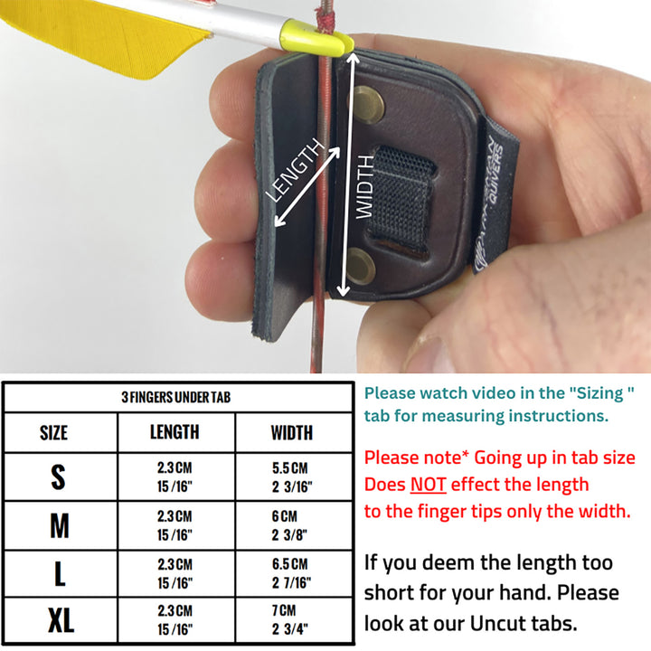 Marksman 3 Under Tab - Right Hand S / Brown