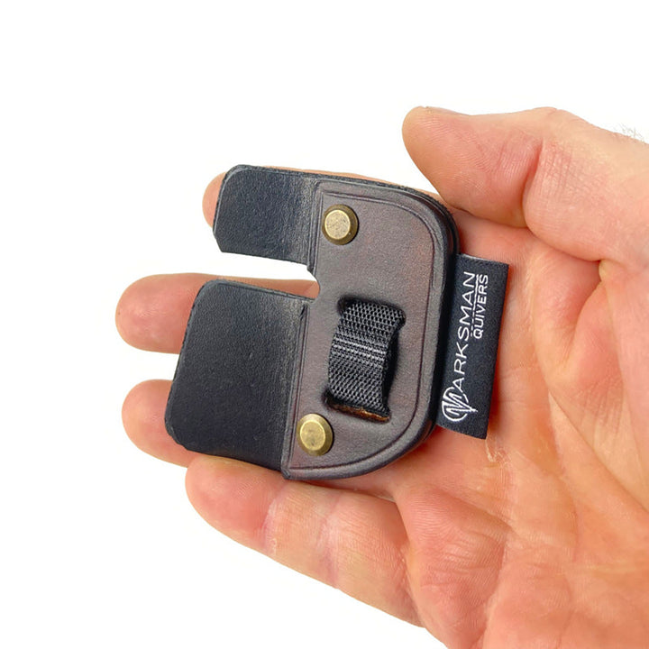 Marksman Split Finger Tab - Right Hand S / Brown