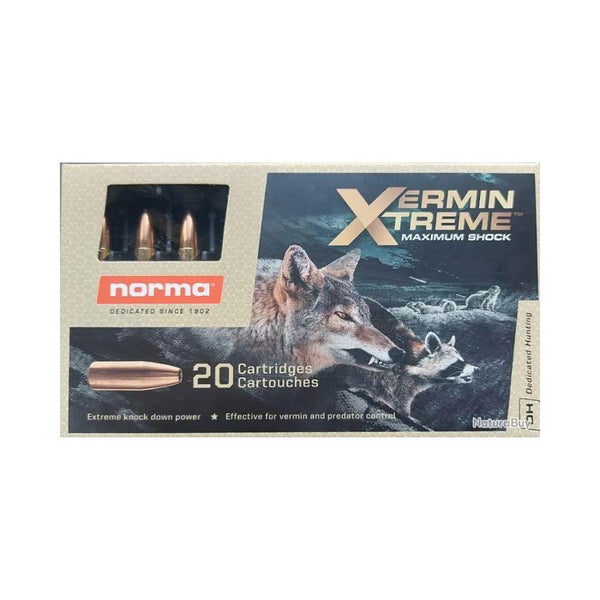 Norma Vermin Xtreme HP 243 WIN 76Gr - Centrefire Ammo - 20 Rounds