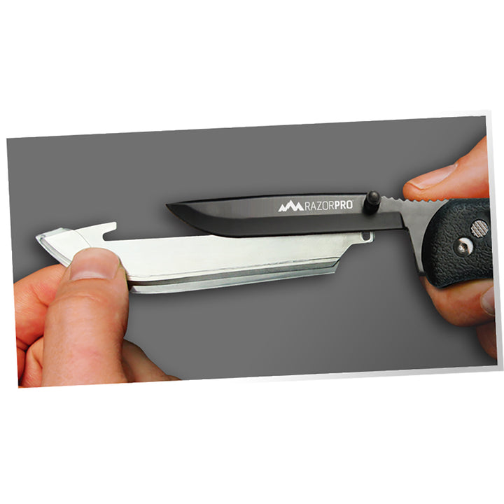 Outdoor Edge Razor-Lite Black + 5 Spare Blades Orange
