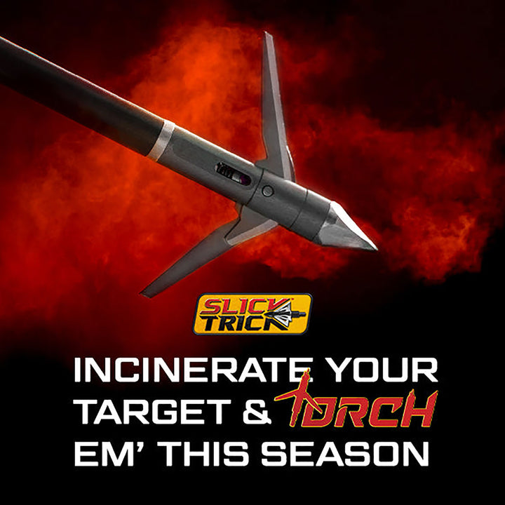 Slick Trick Torch Rear Deploy 2 Blade Mechanical Broadhead 100grains