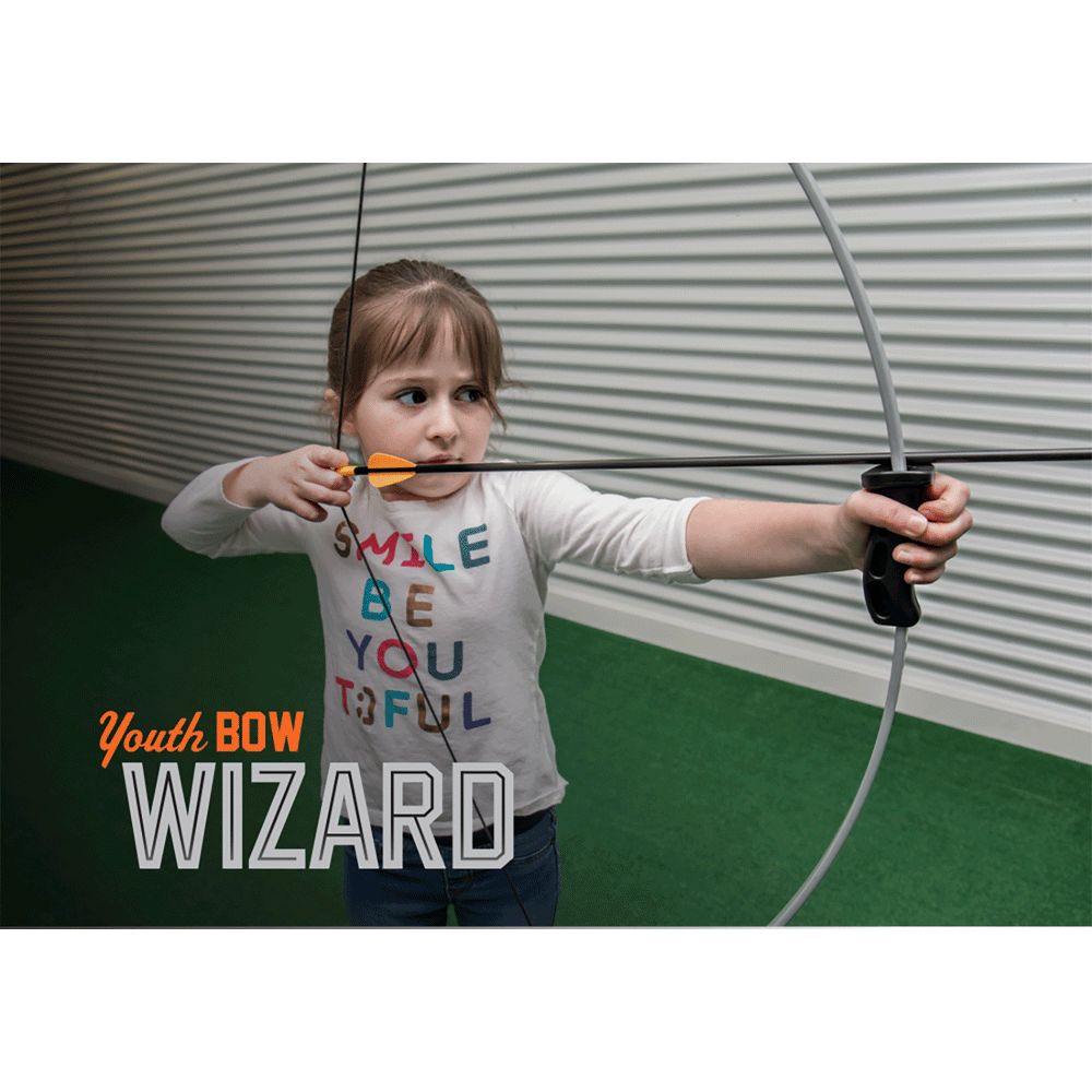 Bear Wizard Youth Archery Set Draw Weight-10-18LBS / Grey