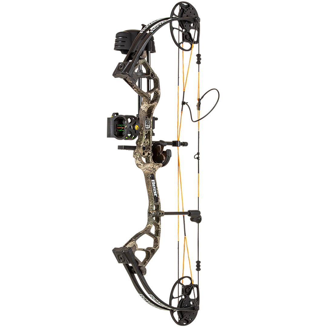 Bear Royal Compound Bow - Ready-To-Hunt Kit - Right Hand Draw Weight-50LBS / Camo/Black