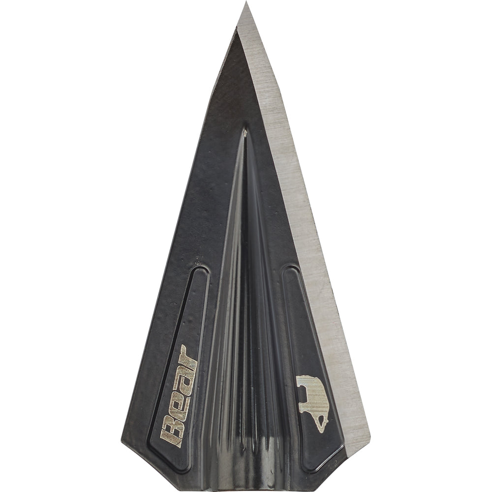 Bear Razorhead Variable Weight System Single Bevel Broadhead Kit Black