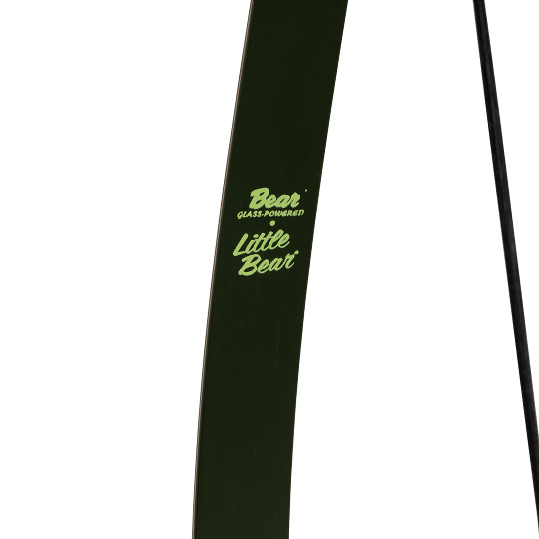 Bear Little Bear Recurve Bow - Right Hand Draw Weight-25LBS / Green