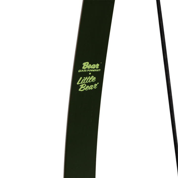 Bear Little Bear Recurve Bow - Right Hand Draw Weight-25LBS / Green