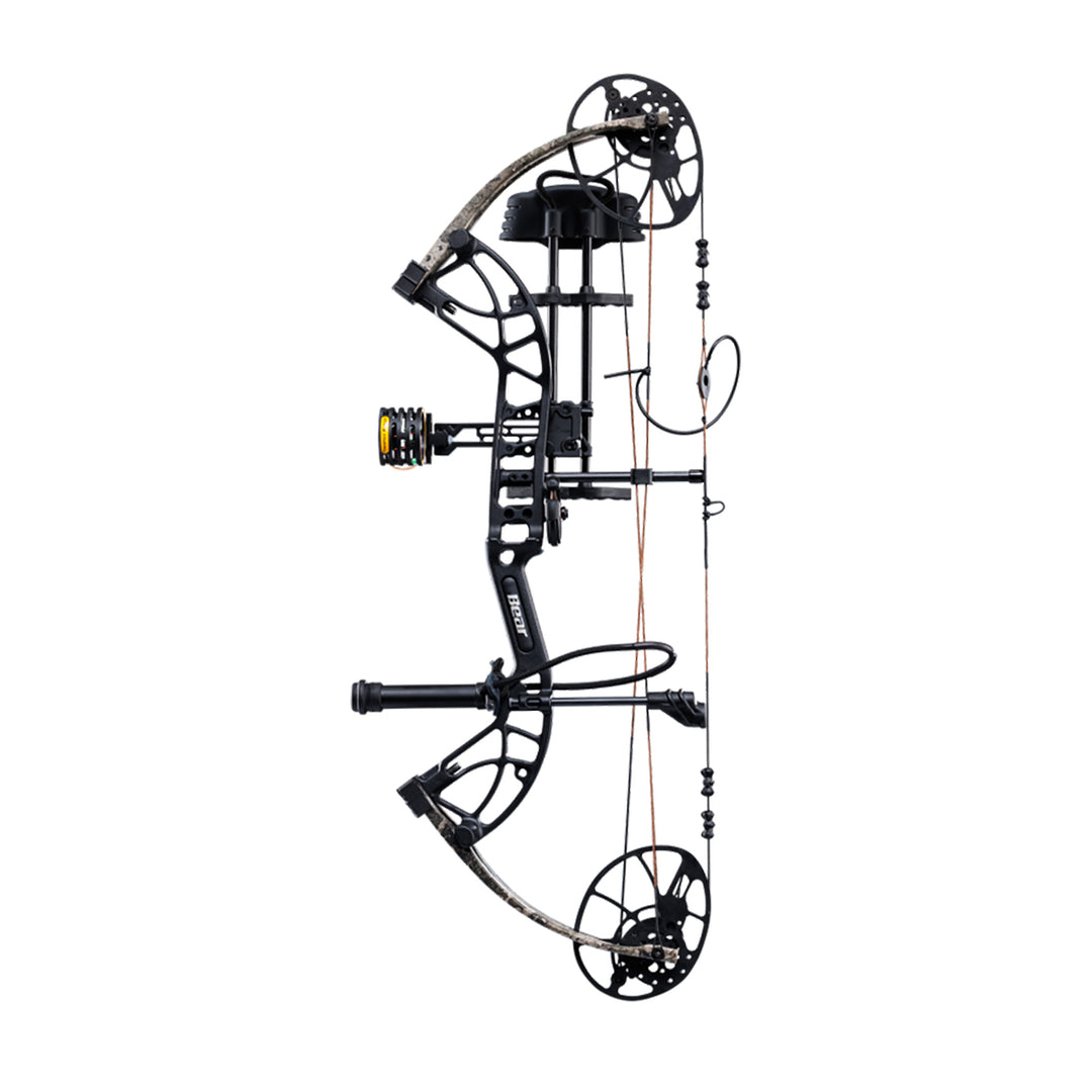 Bear Cruzer G4 Compound Bow Ready-To-Hunt Kit - Right Hand Draw Weight-10-70LBS / Camo/Black