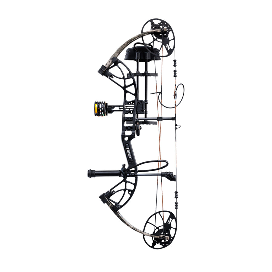 Bear Cruzer G4 Compound Bow Ready-To-Hunt Kit - Right Hand Draw Weight-10-70LBS / Camo/Black