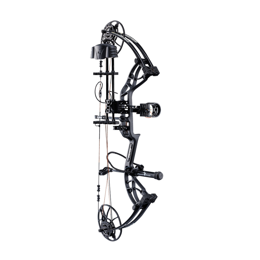 Bear Cruzer G4 Compound Bow Ready-To-Hunt Kit - Right Hand Draw Weight-10-70LBS / Black