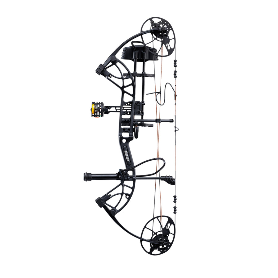 Bear Cruzer G4 Compound Bow Ready-To-Hunt Kit - Right Hand Draw Weight-10-70LBS / Black