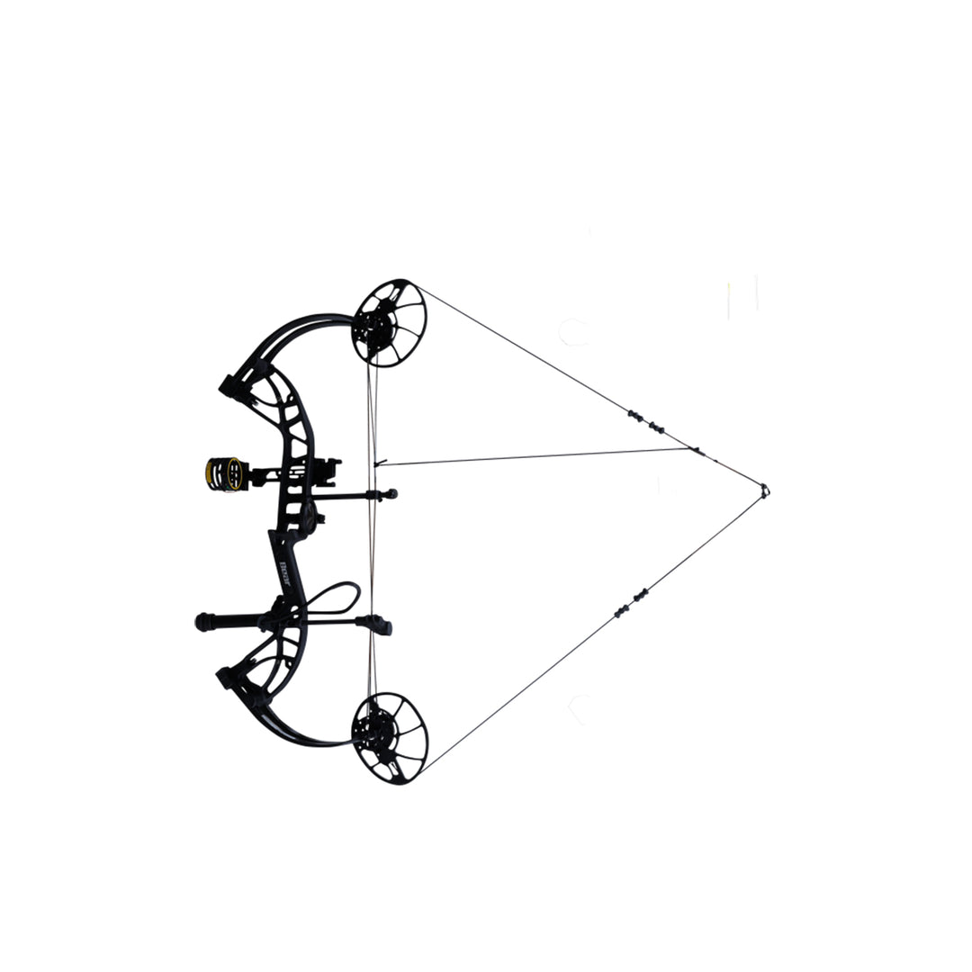 Bear Cruzer G4 Compound Bow Ready-To-Hunt Kit - Left Hand Draw Weight-10-70LBS / Black