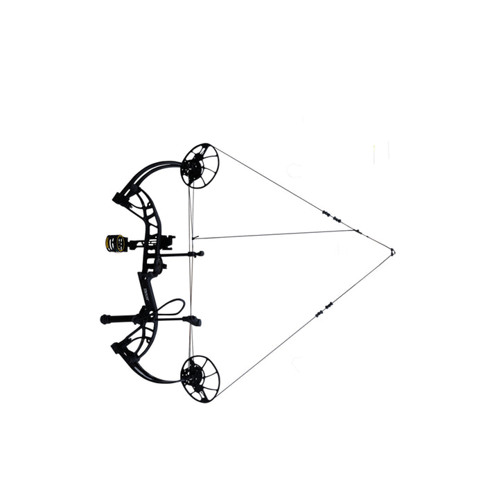 Bear Cruzer G4 Compound Bow Ready-To-Hunt Kit - Left Hand Draw Weight-10-70LBS / Black