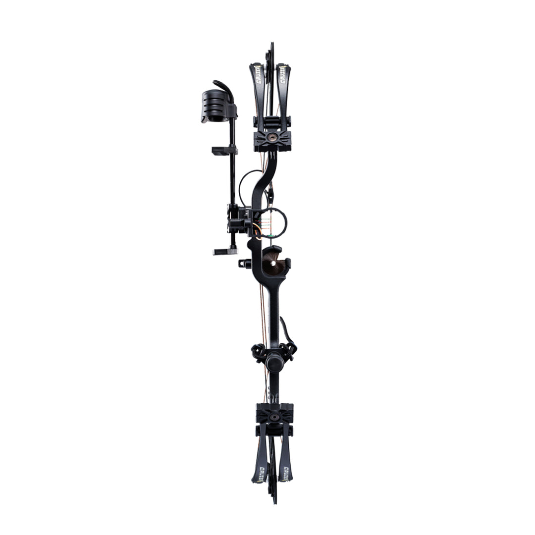 Bear Cruzer G4 Compound Bow Ready-To-Hunt Kit - Left Hand Draw Weight-10-70LBS / Black