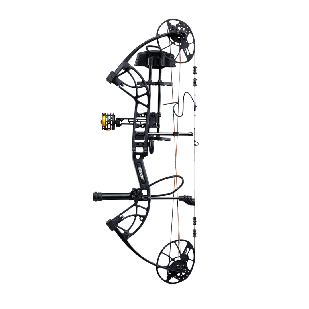 Bear Cruzer G4 Compound Bow Ready-To-Hunt Kit - Left Hand Draw Weight-10-70LBS / Black