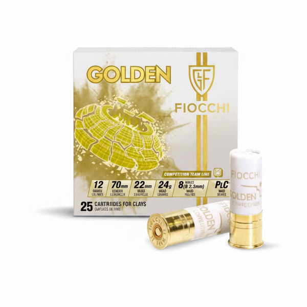 Fiocchi Golden X 12G 28GR 7.5 1330FPS Shot Shell - 250 Round Slab