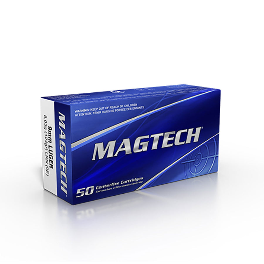 Magtech 9mm Luger 124GR LRN - 50 Rounds 9mm