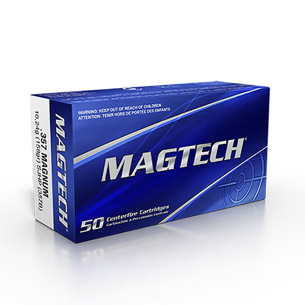 Magtech 357 MAG 158GR SJHP - 50 Rounds
