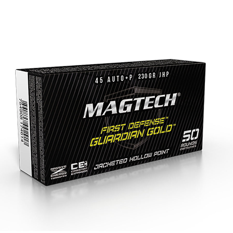 Magtech 45 Auto+P Guardian JHP Gold 230GR - 20 Rounds .45 Auto