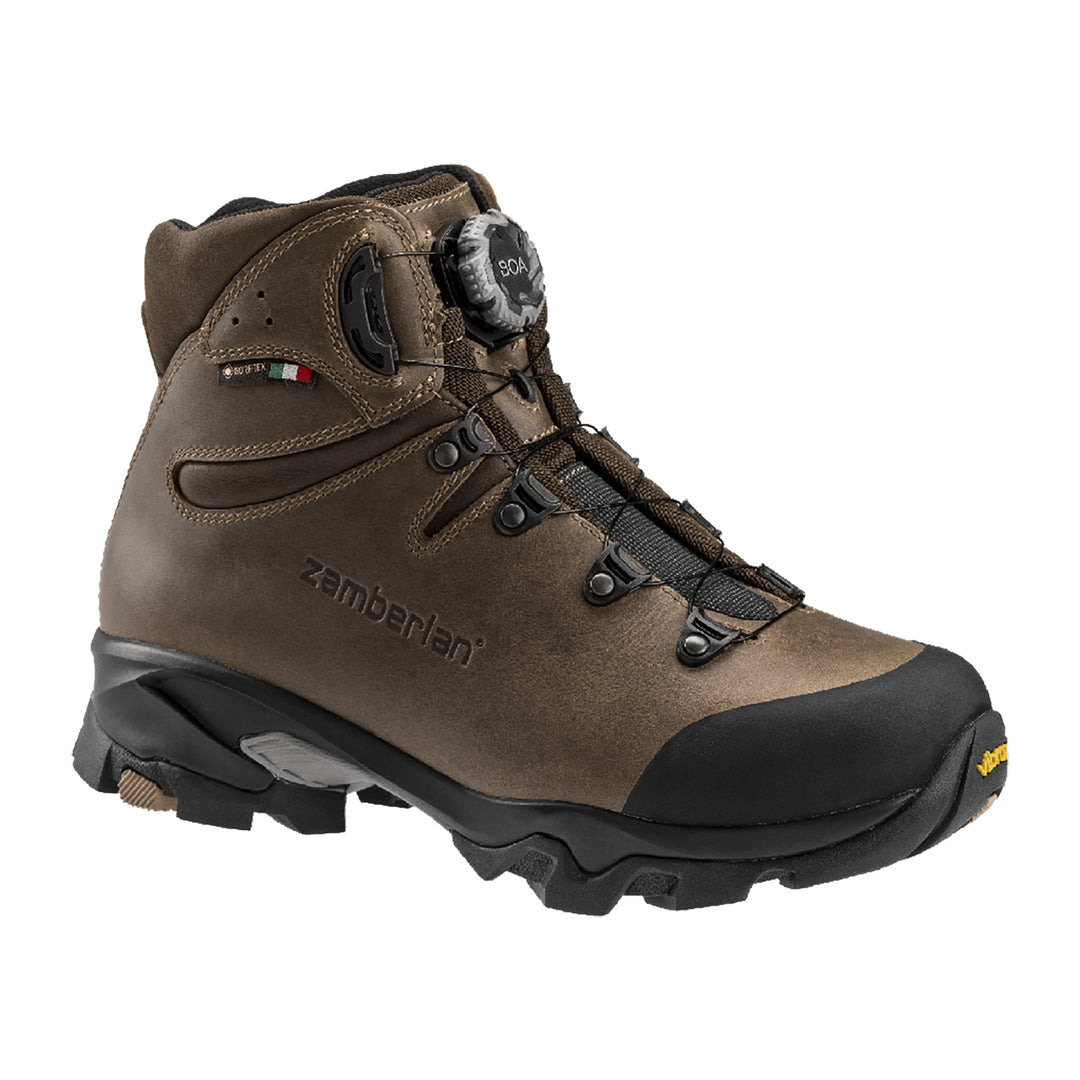 Zamberlan 4015 LEOPARD FGL GTX RR BOA Comfort Fit Hiking Boots EU 42 / US 8 / Chestnut