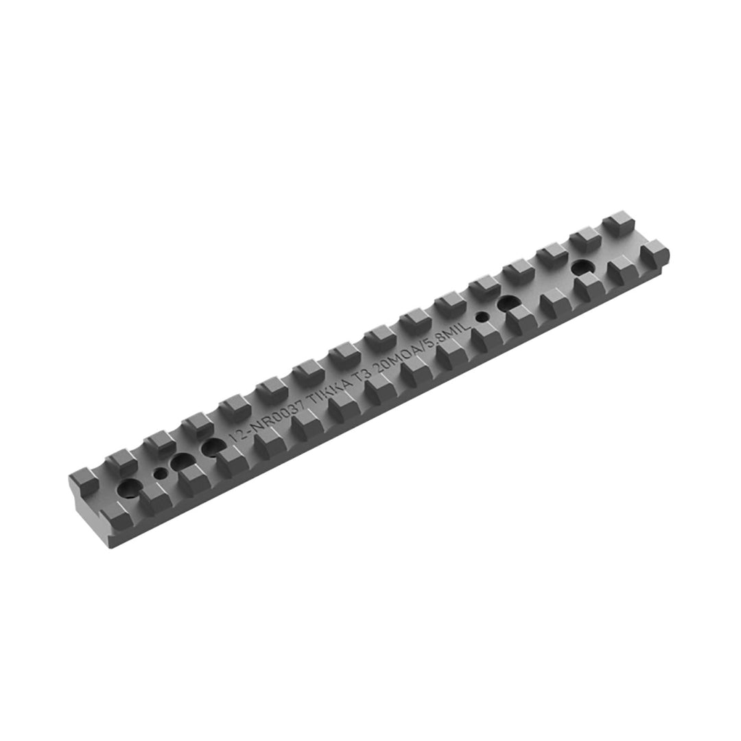Audere NATO Rails Tikka T3/T3X Steel 0 MOA