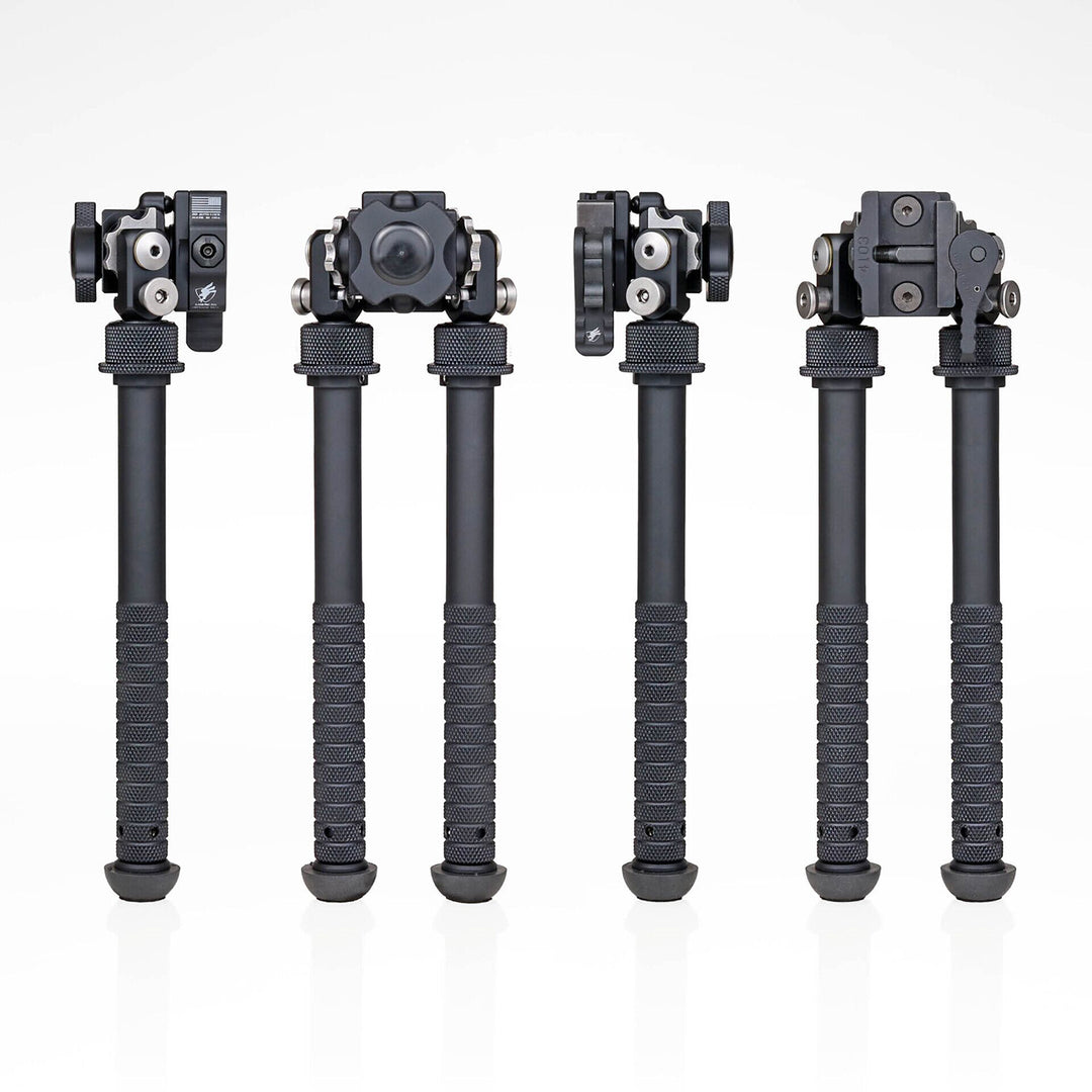 Atlas PSR Tall Bipod With QD Auto Lock Lever system 6.4 - 12.8 Inch / Black