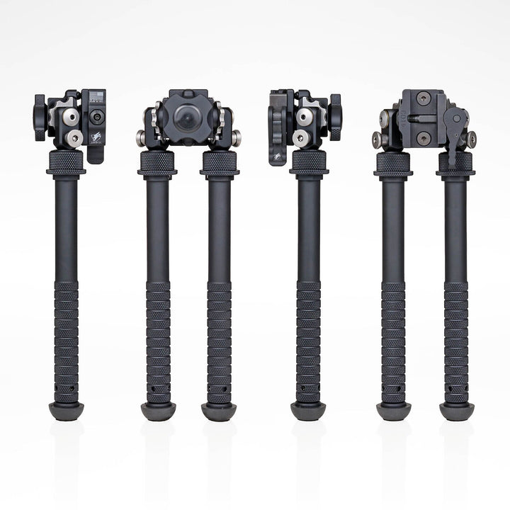 Atlas PSR Tall Bipod With QD Auto Lock Lever system 6.4 - 12.8 Inch / Black