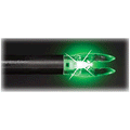 Nokturnal Shift Universal Lighted Nock - 3 Pack — Green