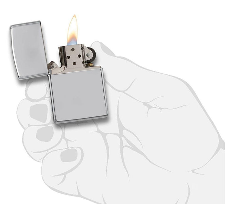 Zippo Armor High Polish Chrome Windproof Lighter