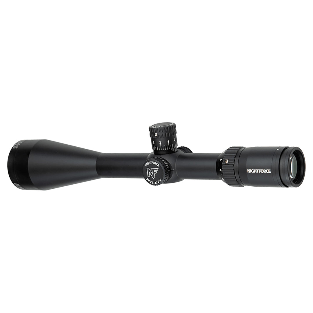 Nightforce SHV 5-20X56mm - ZeroSet - .250 MOA - Center Only Illumination - 4A Rifle Scope