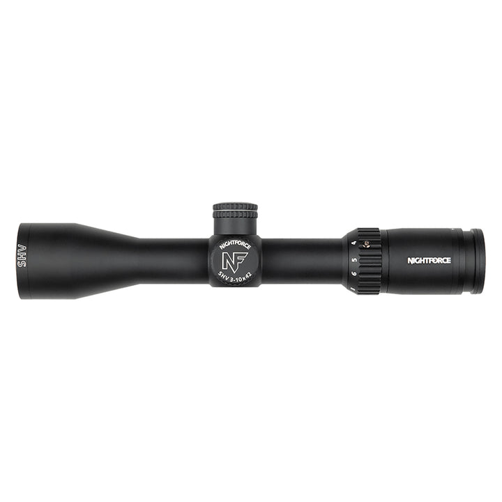 Nightforce SHV - 3-10X42mm - .250 MOA - Center Only Illumination - Without Parallax Adjustment - 4A Rifle Scope