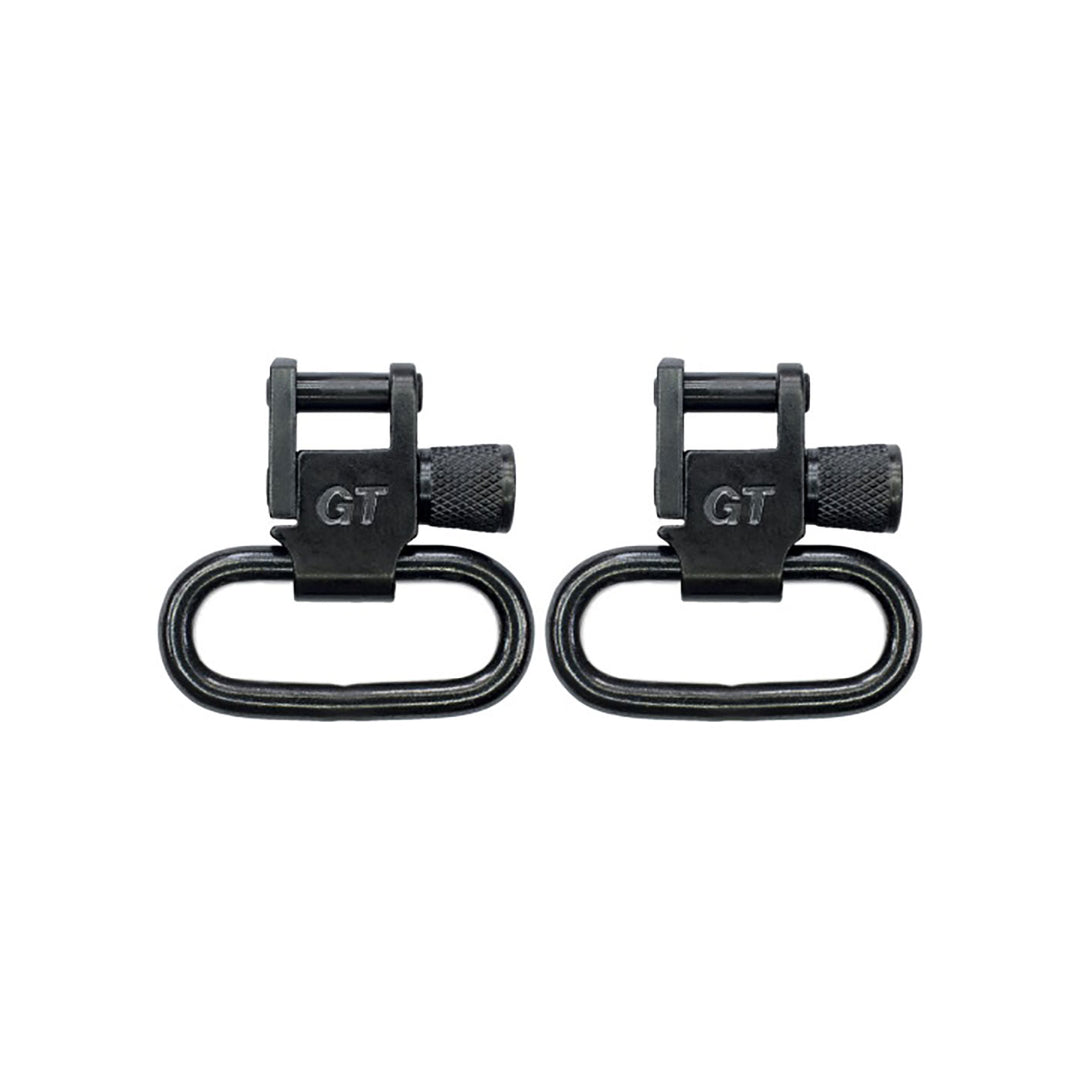 GrovTec Locking Swivels Black Oxide Finish - 1 Loops Pair