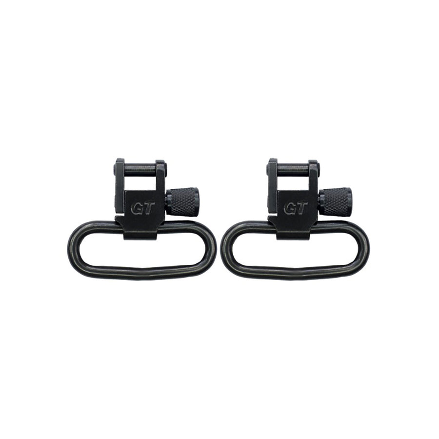 GrovTec Locking Swivels Black Oxide Finish - 1.25 Loops Pair