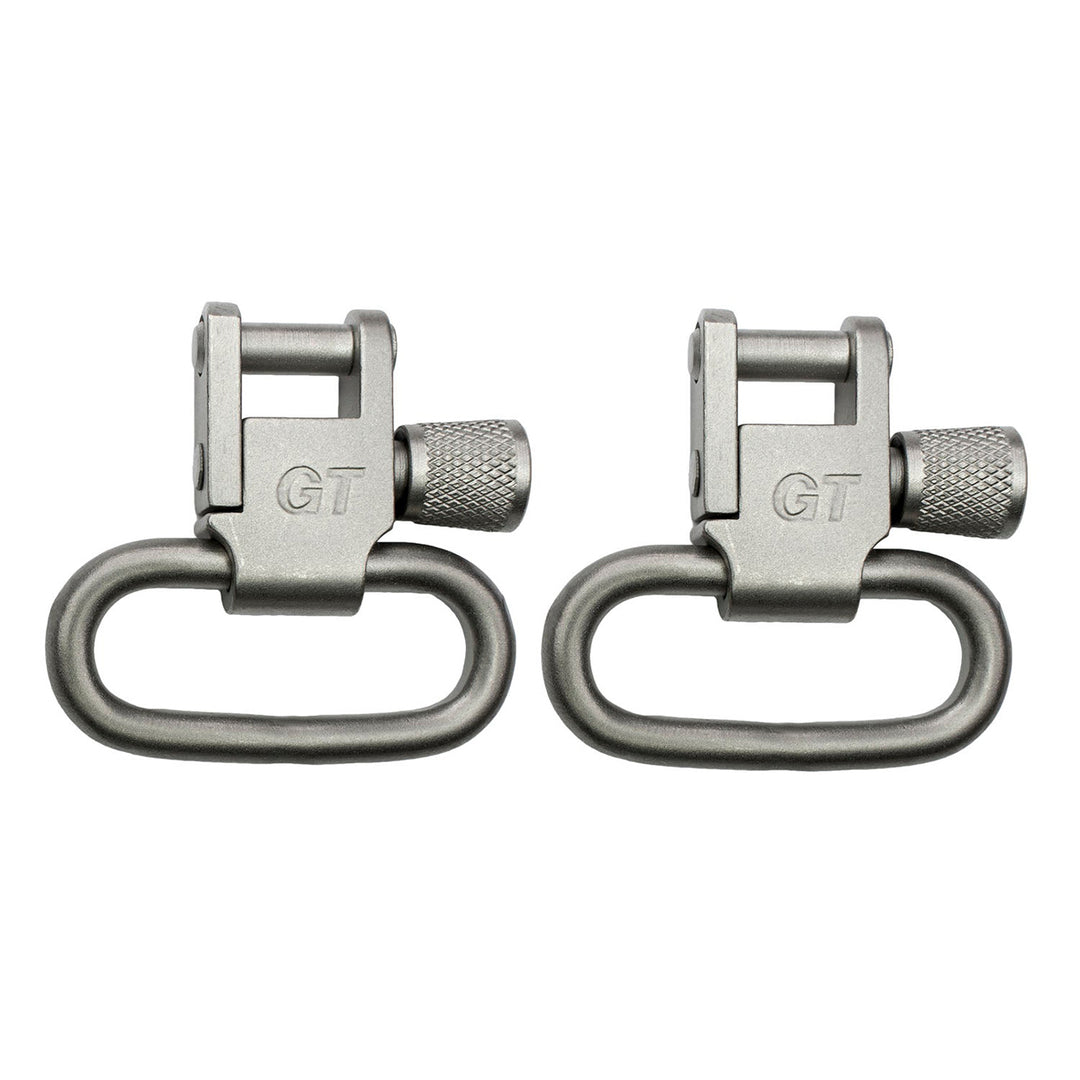 GrovTec Locking Swivels Satin Nickel Plated - 1 Loops Pair