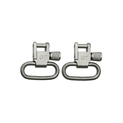 GrovTec Locking Swivels Satin Nickel Plated - 1 Loops Pair