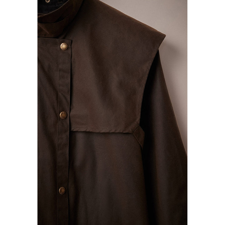 Driza-bone Drover Oilskin Jacket S / Brown