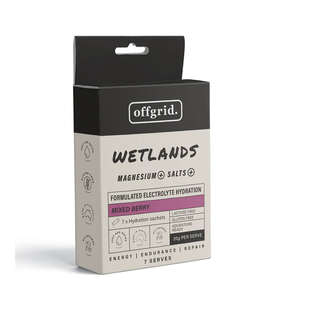 Offgrid Provisions Wetlands Hydration Drink 7 serves - Mixed Berry