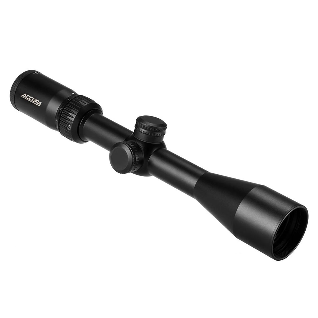 Accura Rapid 3-9x40 Plex Riflescope with Rings