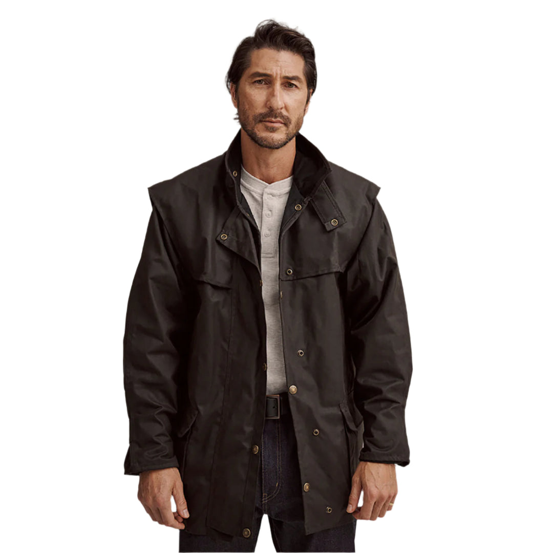 Driza-bone Drover Oilskin Jacket S / Heritage Brown