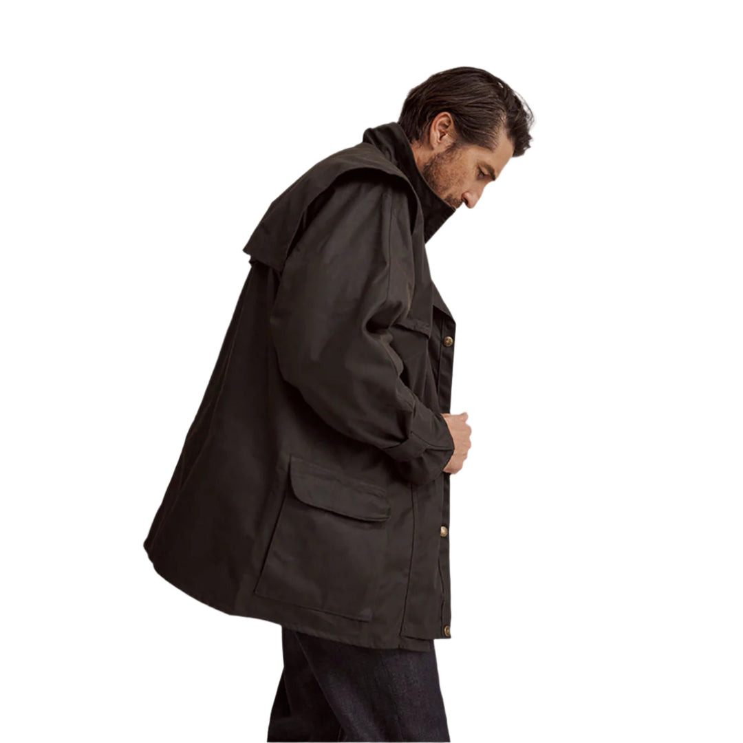 Trench Coat Drizabone Drover Driza-bone Drover Oilskin Jacket