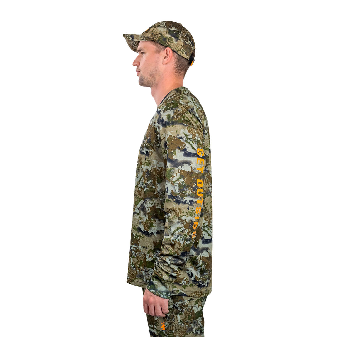 Spika Mens Trail Long Sleeve T-Shirt 2XL / Biarri Camo