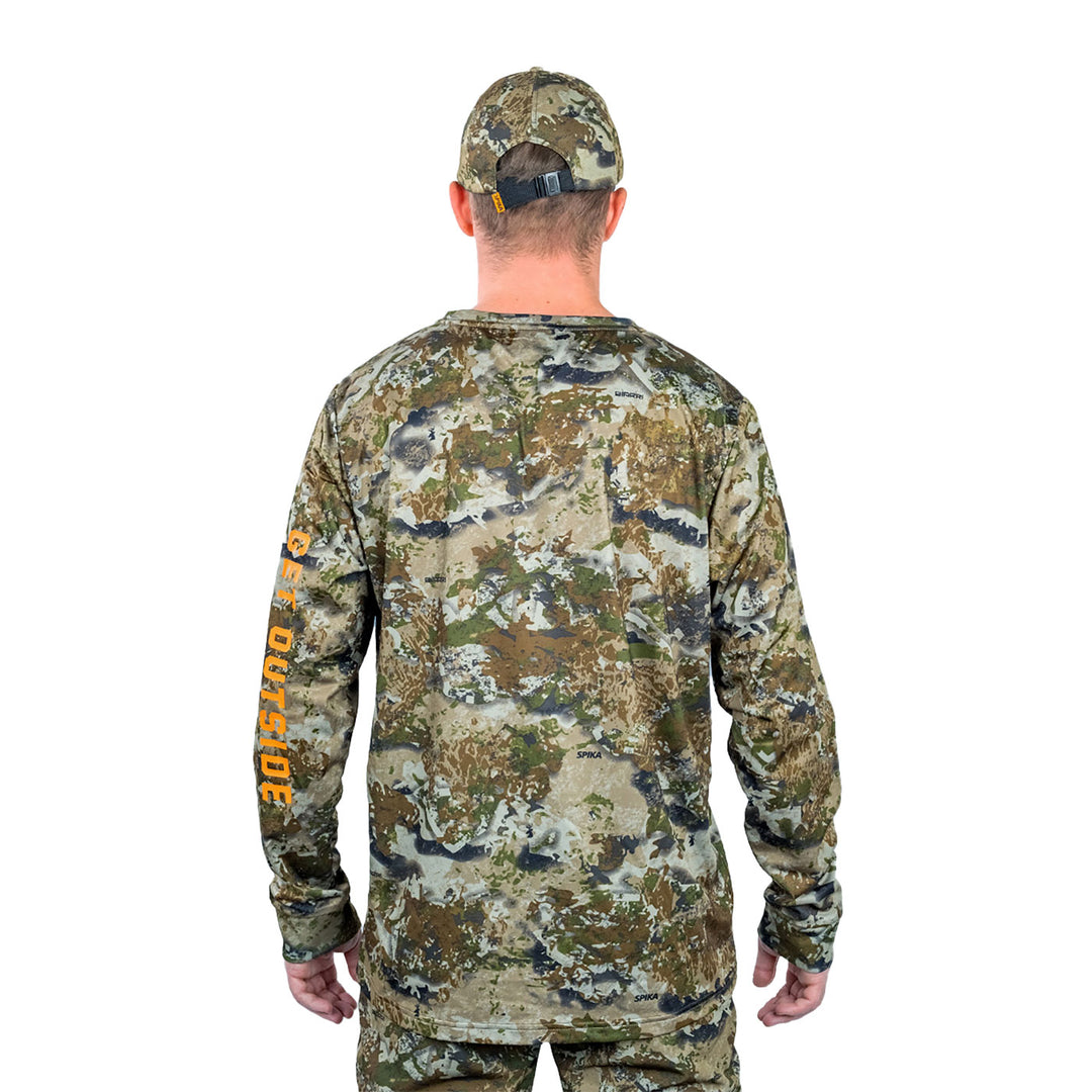 Spika Mens Trail Long Sleeve T-Shirt 2XL / Biarri Camo