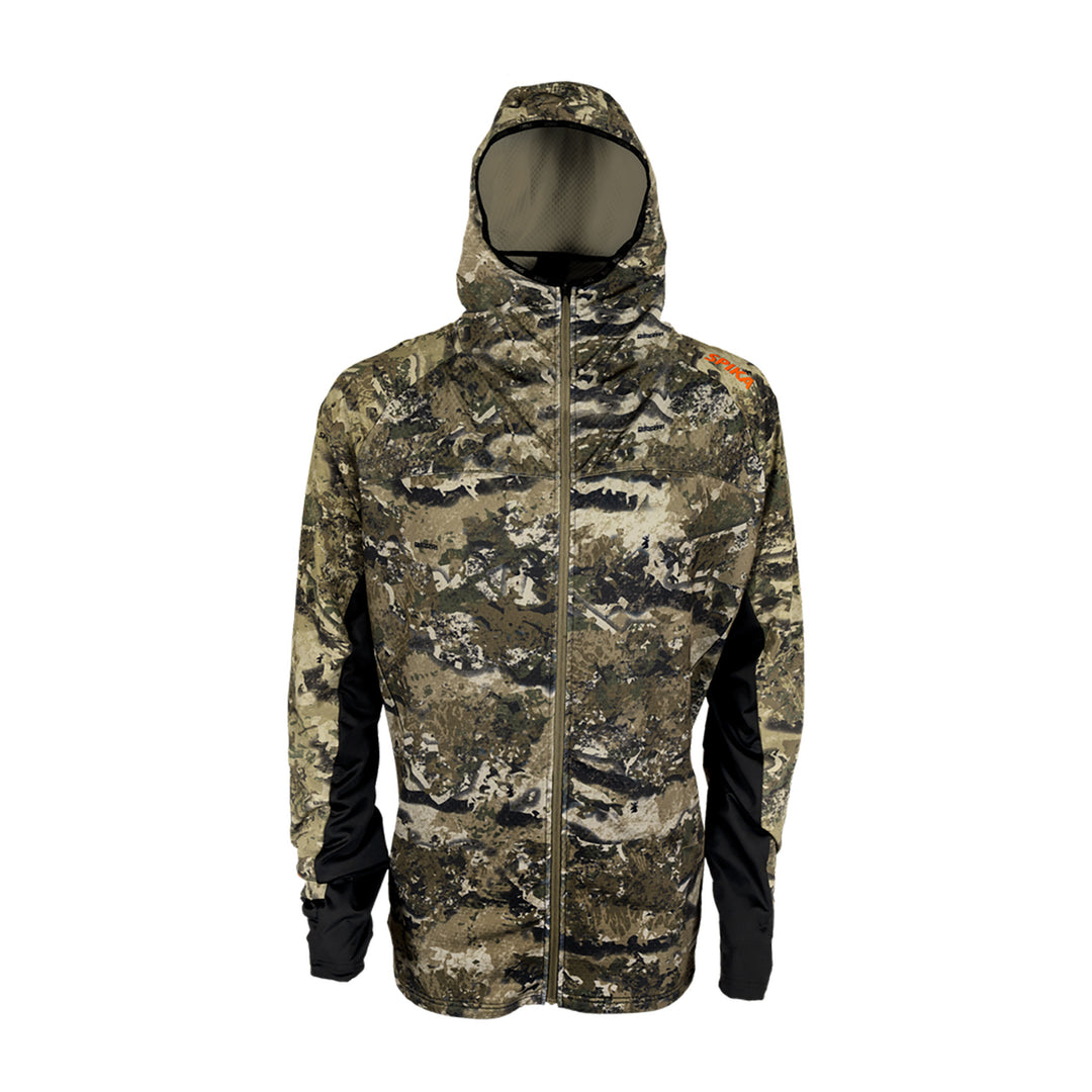 Spika Mens Microfleece Zip–Through Top 2XL / Biarri Camo