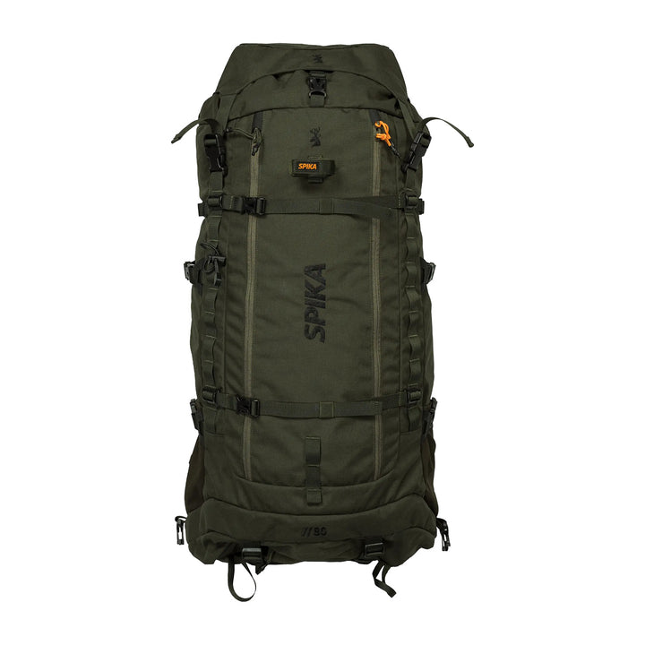 Spika Drover II Hauler Pack with Frame - 80L 80L / Olive