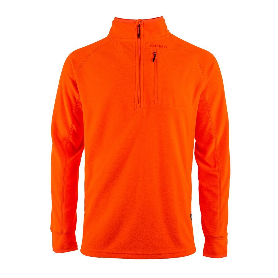 Spika Mens Campside LS Fleece Top 2XL / Blaze Orange