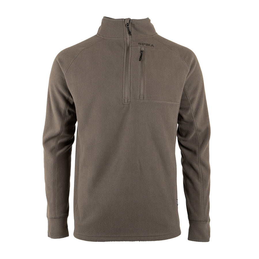 Spika Mens Campside LS Fleece Top 2XL / Chocolate
