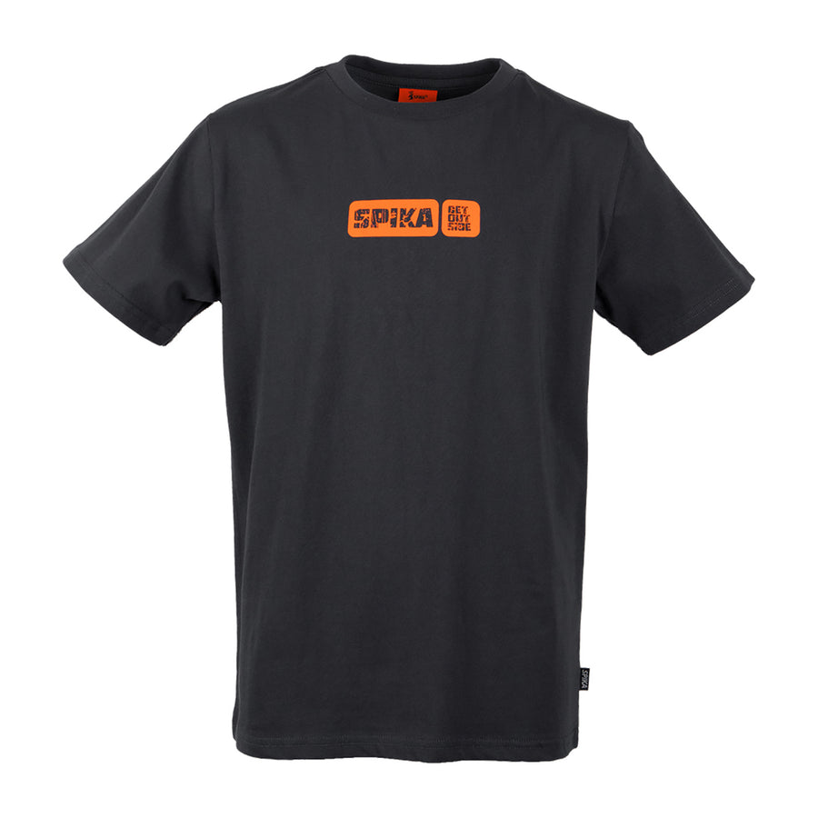 Spika Kids Etched SS T–Shirt 2 / Graphite